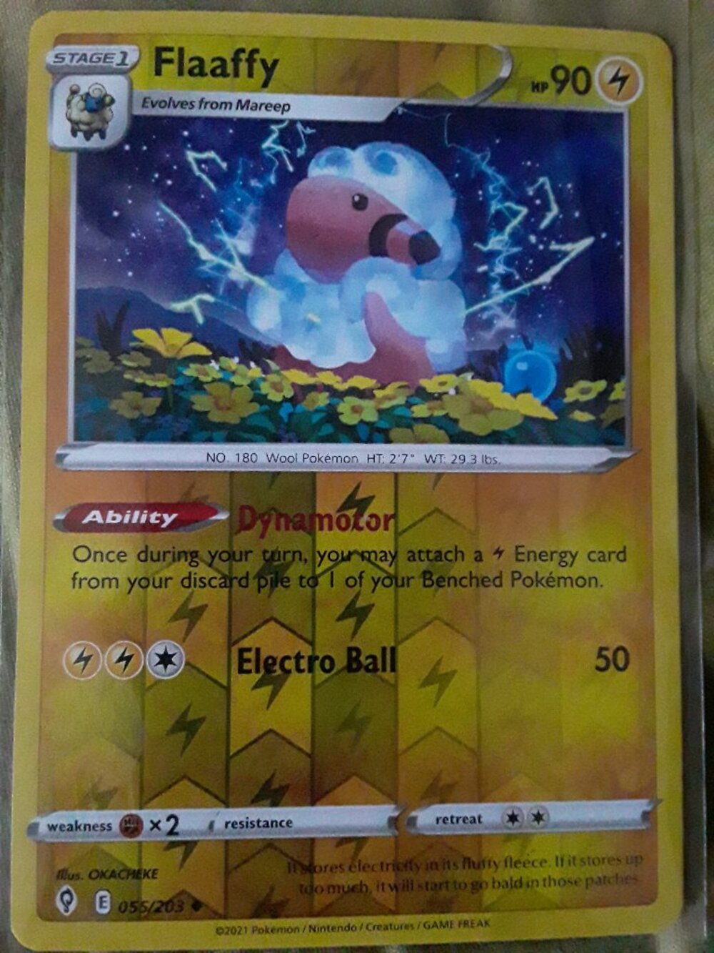 Lightning Type Pokemon Cards Electivire, Blitzle, Toxel, Electrode, Flaaffy NM/M